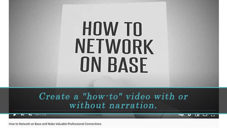 how to network on base
