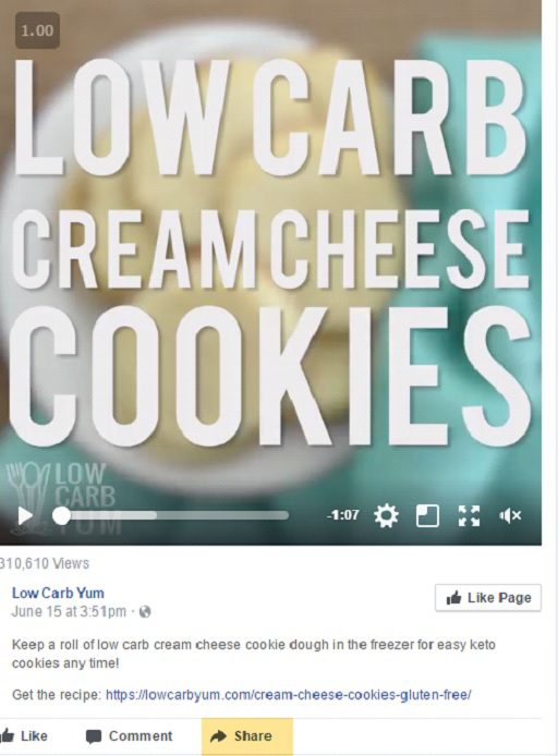 low carb creamcheese