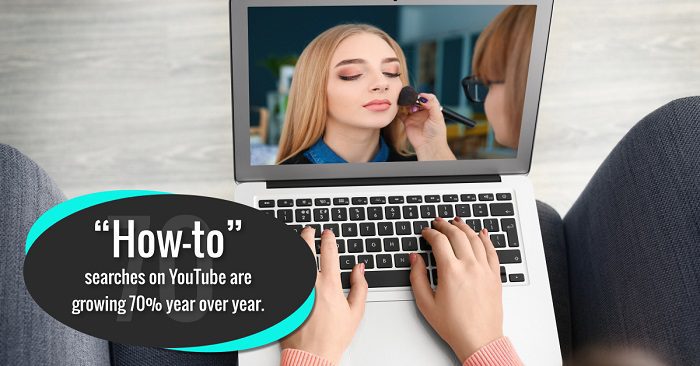 How-to searches on YouTube are growing