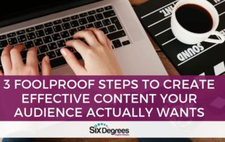 3 Foolproof Steps to Create Effective Content