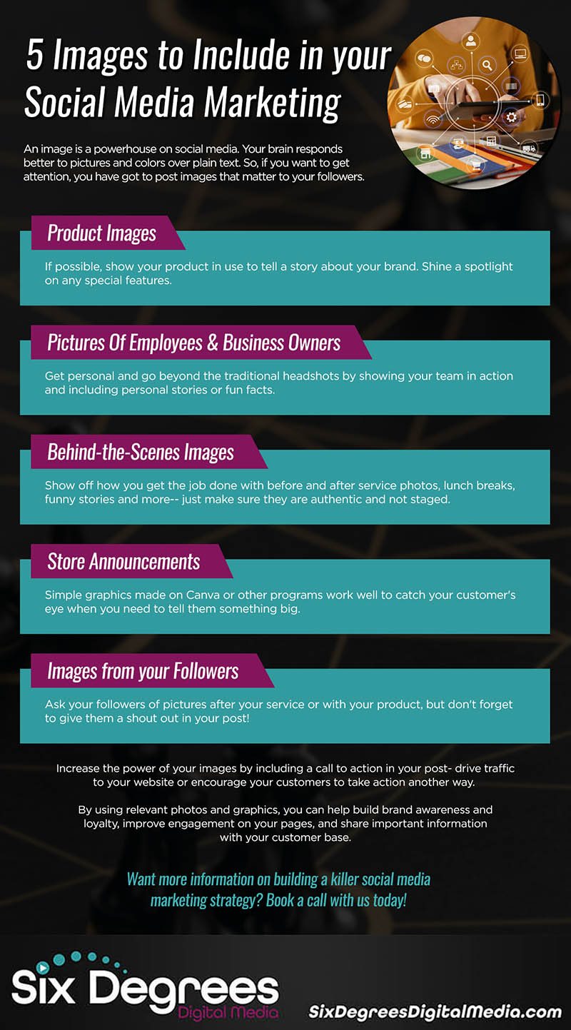 5 Images to Include in your Social Media Marketing