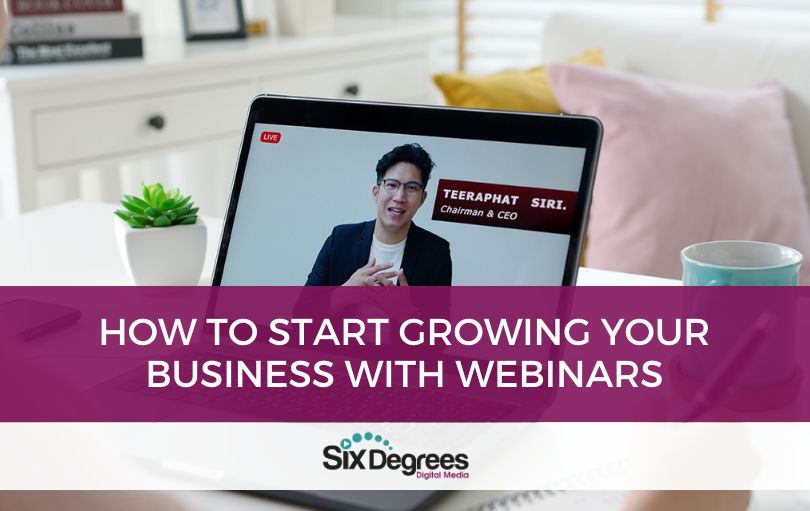 How to Start Growing Your Business with Webinars title